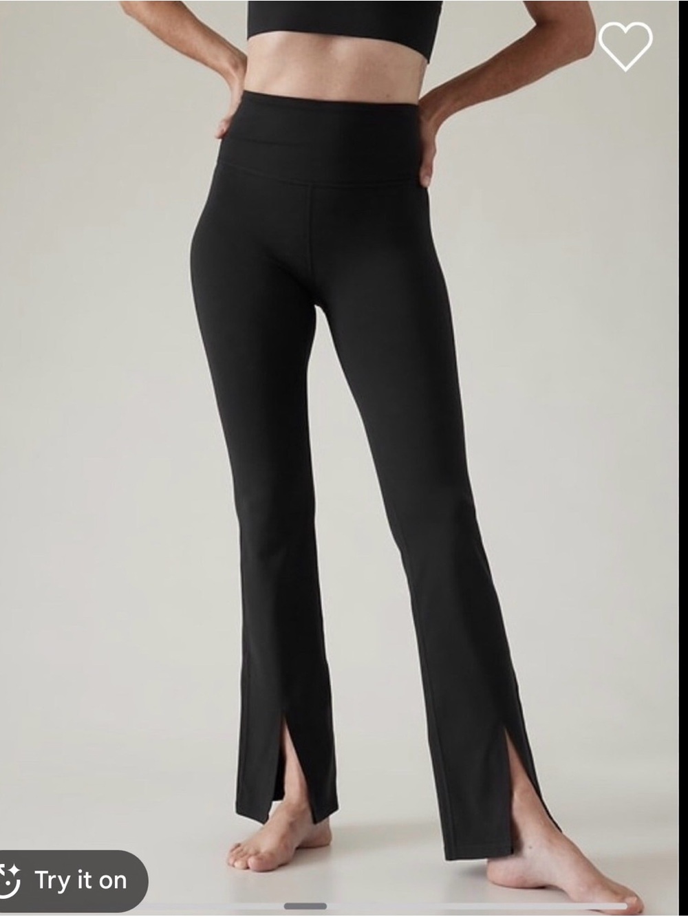 Elation Ultra High Rise Split Flare Pant 🖤